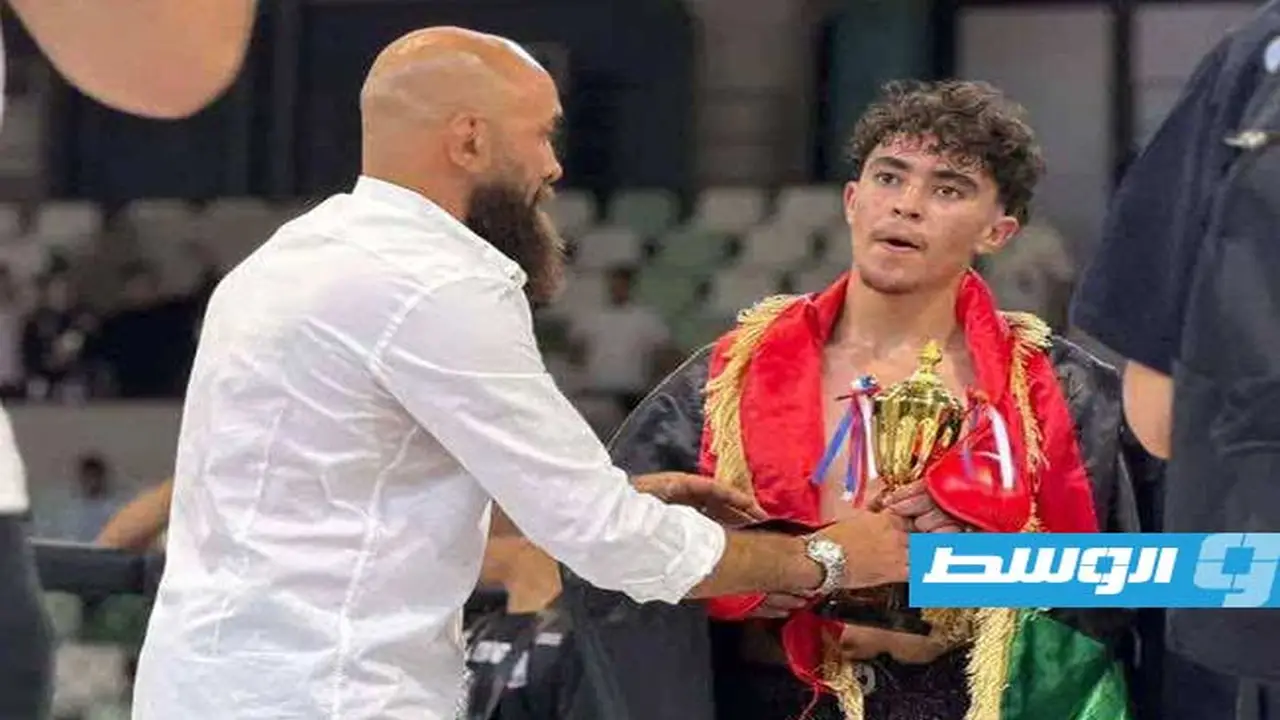 عبد الرحيم عرفة يكتب التاريخ في أول ظهور ليبي للفنون القتالية المختلطة